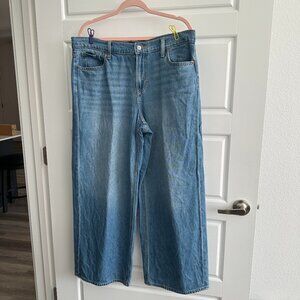 Mid rise Baggy Wide Leg jeans from Old Navy